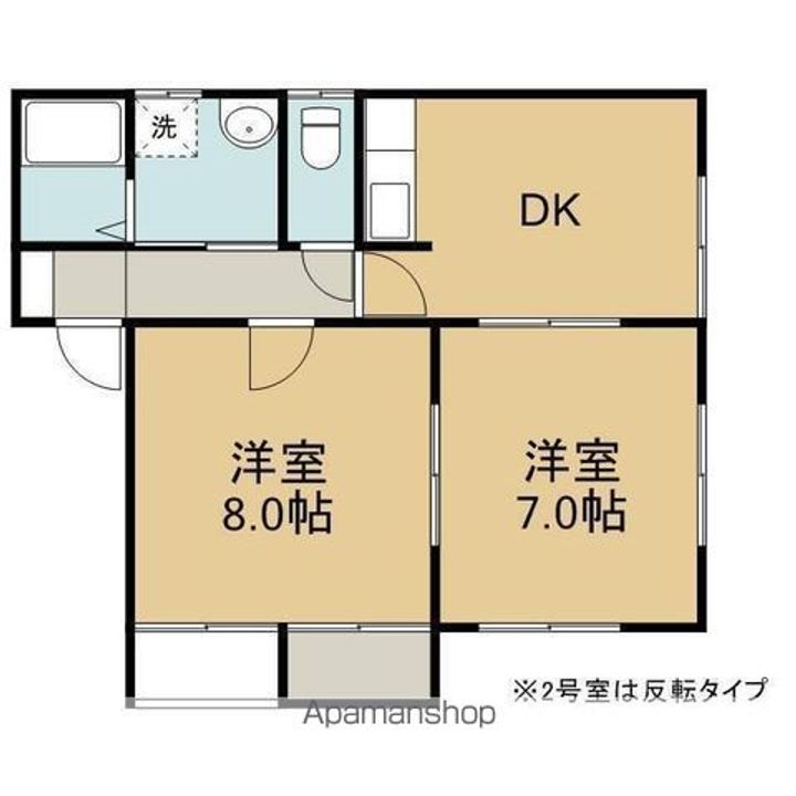 ブルーベリーハウスAの間取り