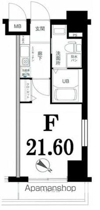 グリフィン横浜・反町公園706の間取り