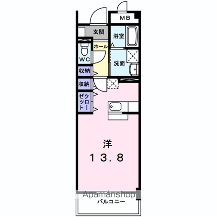 サンフォレスタ上道の間取り