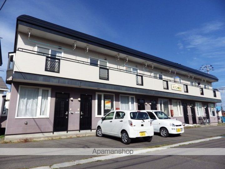 北海道北斗市東浜2丁目の賃貸アパート107の外観