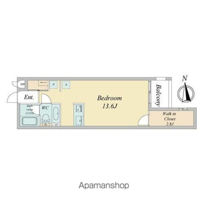 エルスタンザ下北沢の間取り