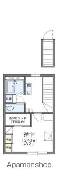 レオパレスアクティー二本松204の間取り