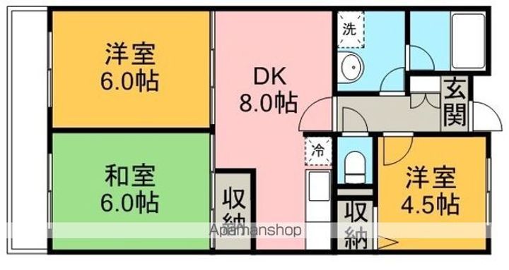 ウィスタリア藤田の間取り