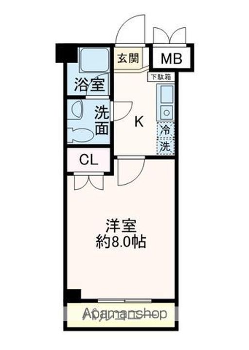 千葉県浦安市弁天4丁目の賃貸マンションの間取り