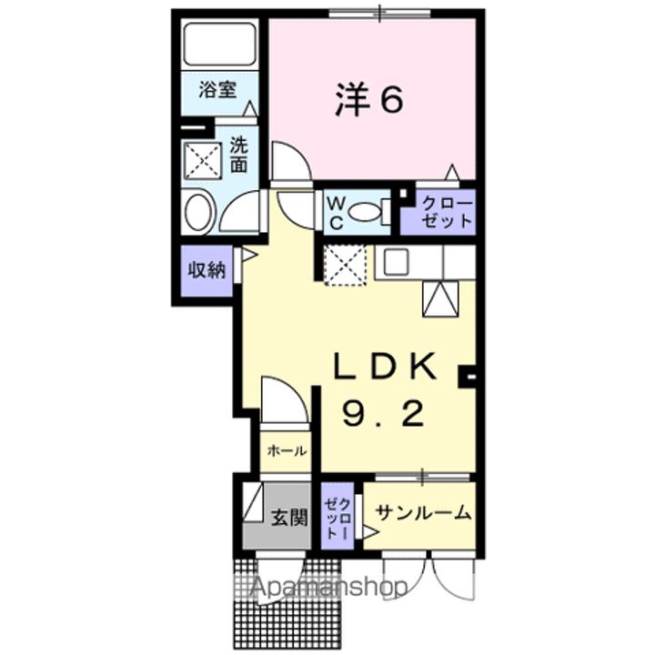 マハロAの間取り