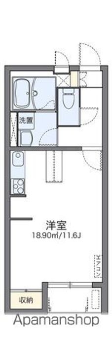 レオネクストメゾン柏井104の間取り