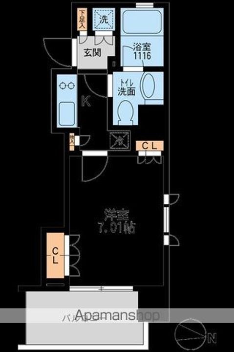アーデン清澄白河の間取り