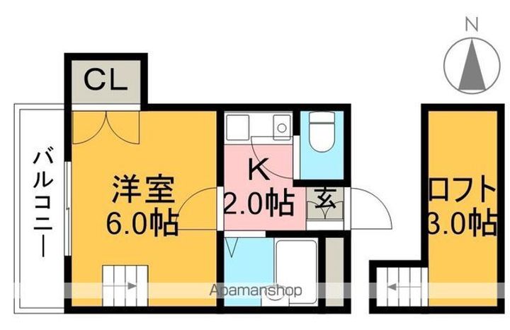 STハウスⅡの間取り