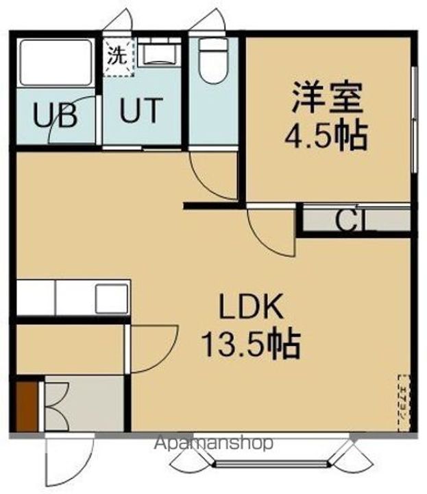 シャトー赤坂Ⅱの間取り