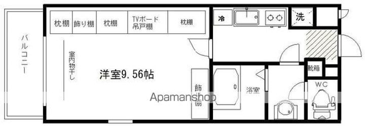 SAYAカスタマイズB102の間取り