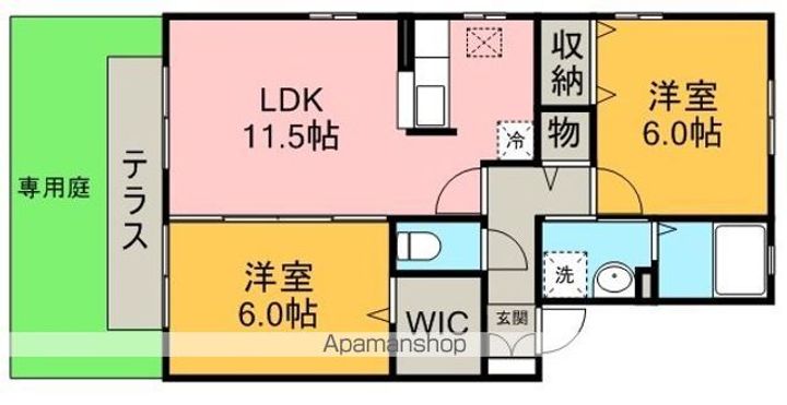 レスポワール Ⅱの間取り