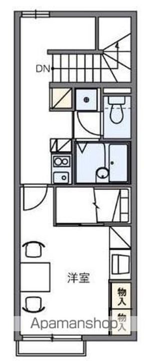 レオパレスP F Ⅱ207の間取り