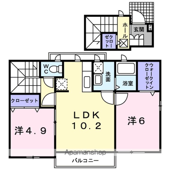 メゾンド卑弥呼の間取り