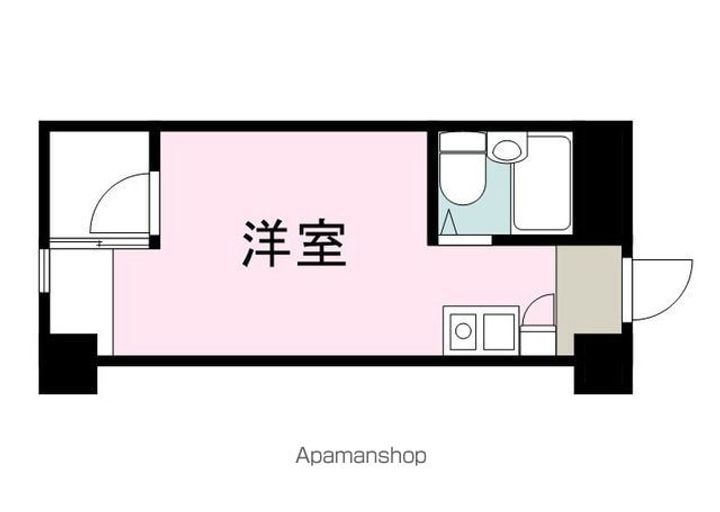 広島県福山市今町の賃貸マンションの間取り