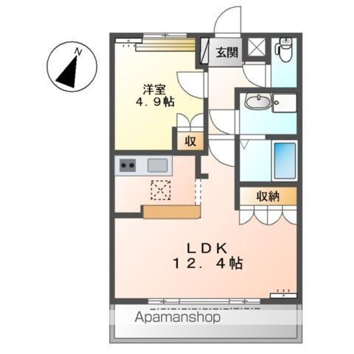 エバーエデンA103の間取り