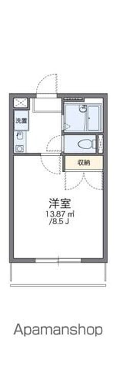 レオパレスフォレスト204の間取り