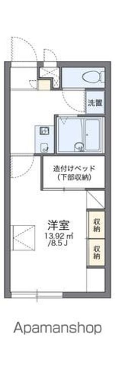 レオパレスPRIMAVERA203の間取り