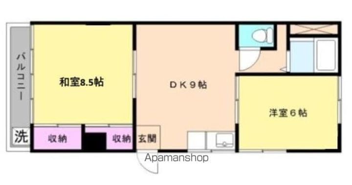 真砂マンションの間取り