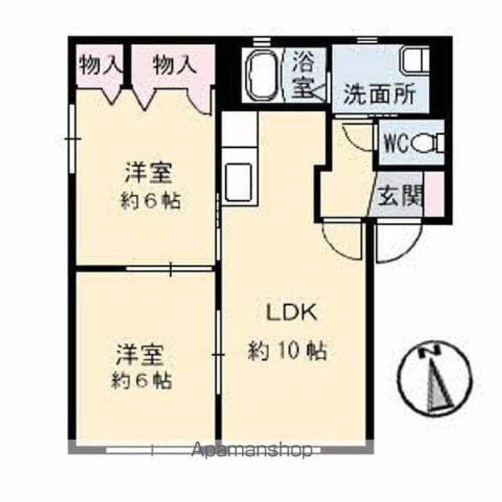 アピア古川北の間取り