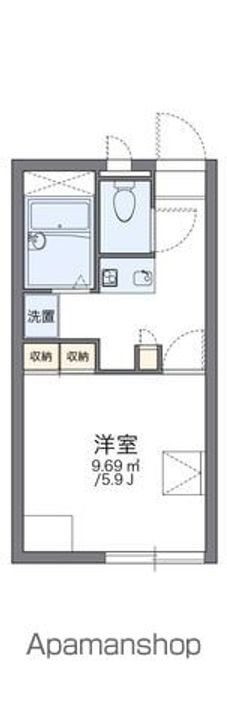 レオパレス上小田井WEST204の間取り