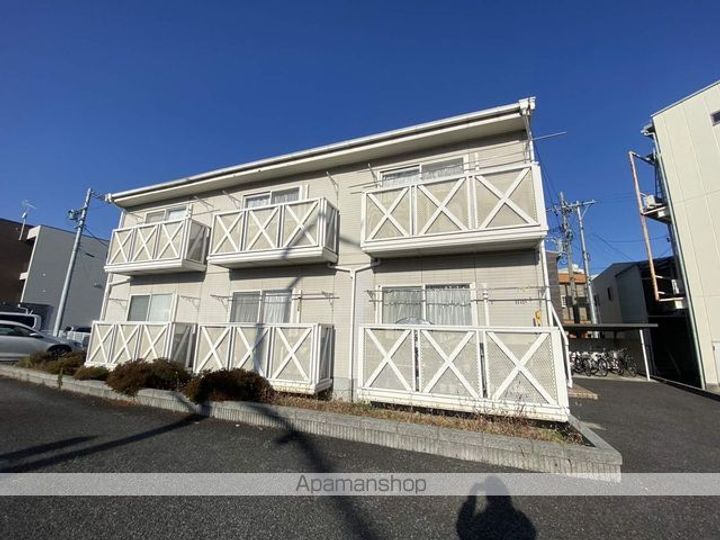 長野県長野市大字鶴賀七瀬南部の賃貸アパートの外観