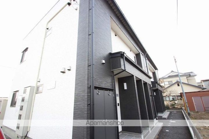 福島県郡山市田村町徳定字苧干場の賃貸アパートの外観