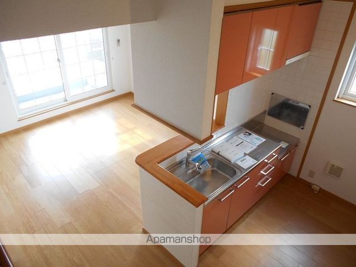 岐阜県羽島郡笠松町米野の賃貸アパートの居間