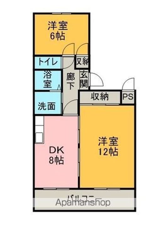 メゾン兜山102の間取り