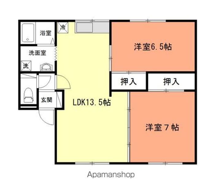 セジュール クレアの間取り