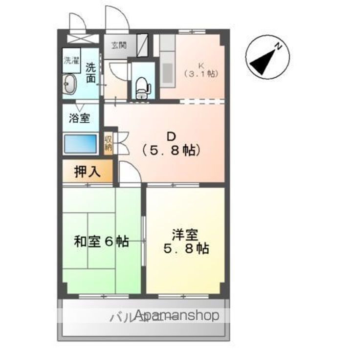 エルガーデンの間取り