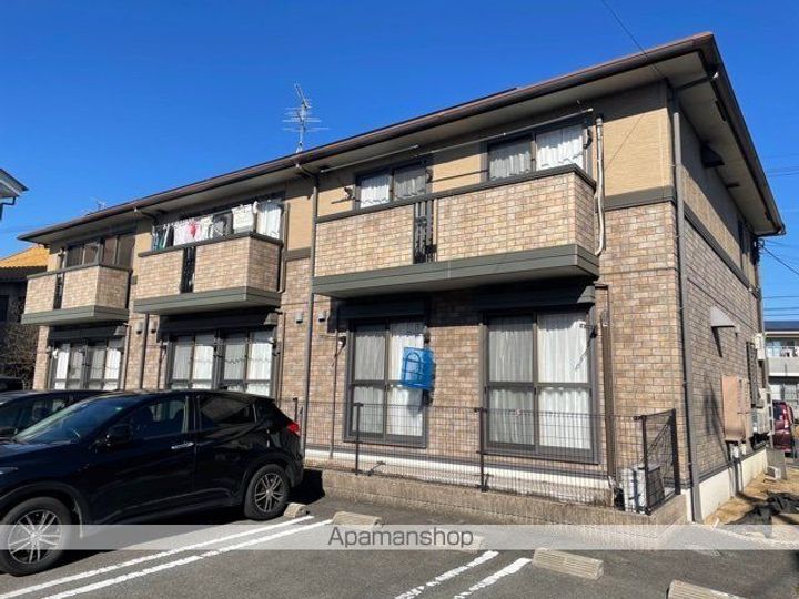 岡山県岡山市南区福田の賃貸アパートの外観
