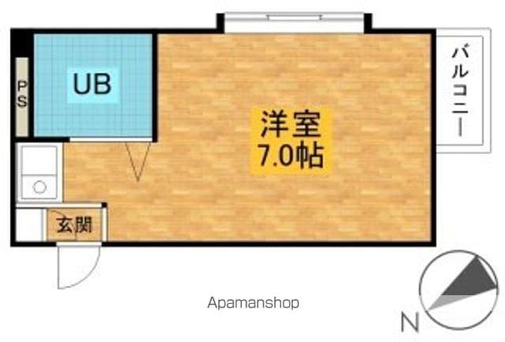 ヴェルナール忠岡205の間取り