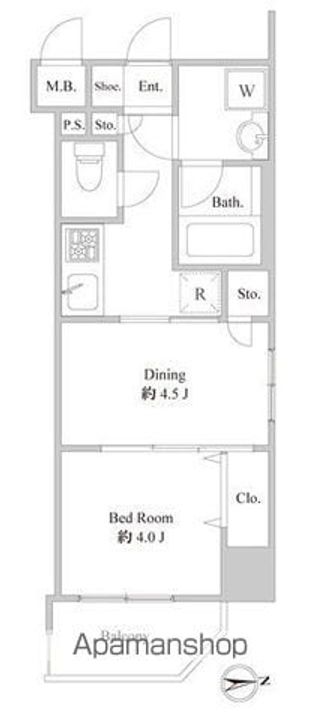 ルクレ東上野レジデンスの間取り