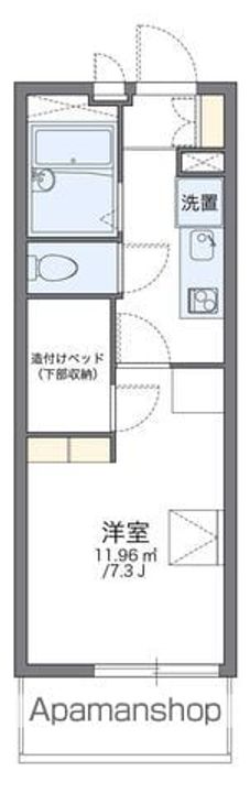 レオパレスGOLDの間取り