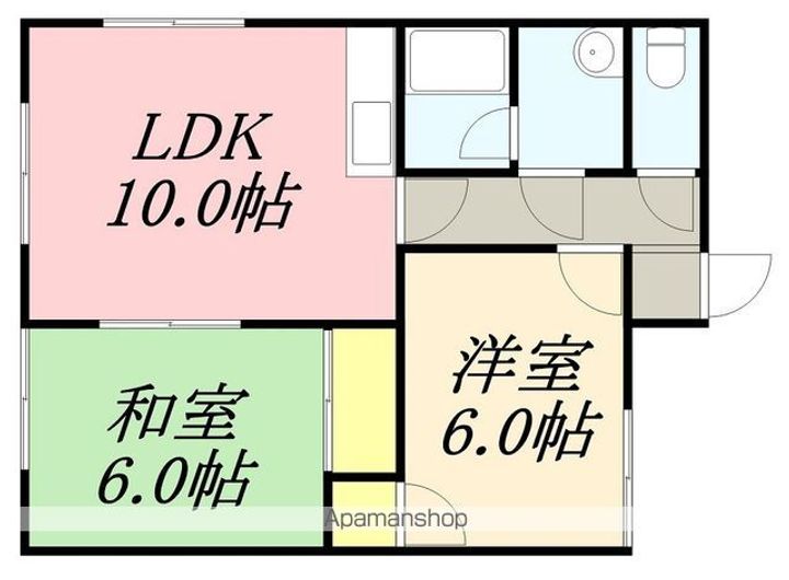 ユピテル参番館205の間取り