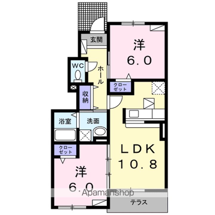 ラフィネ サンクの間取り
