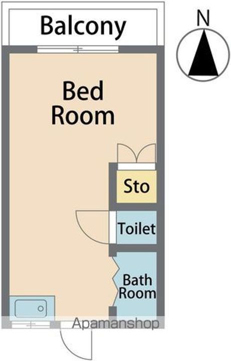コーポラス阿波404の間取り