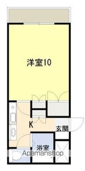 サルヴァトーレ麦島306の間取り