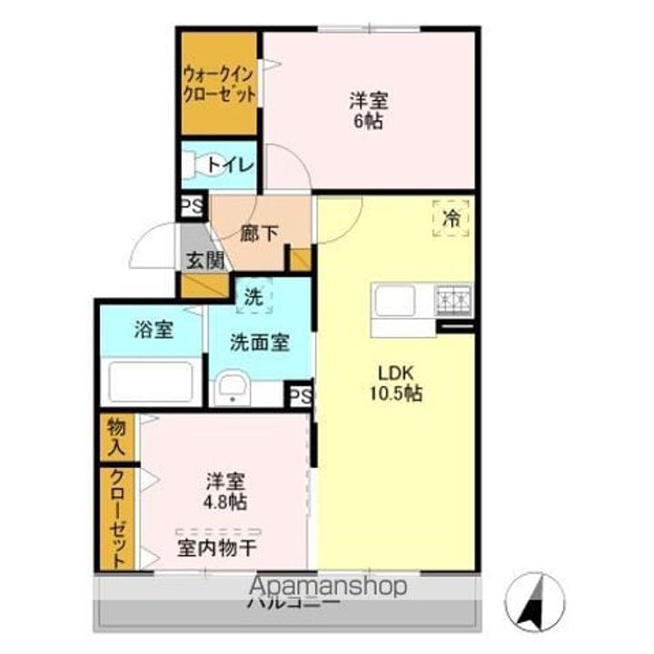 プリムローズ美南の間取り