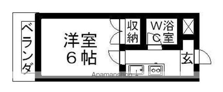 パレス京町Ⅱの間取り