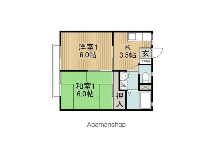パナハイツFの間取り