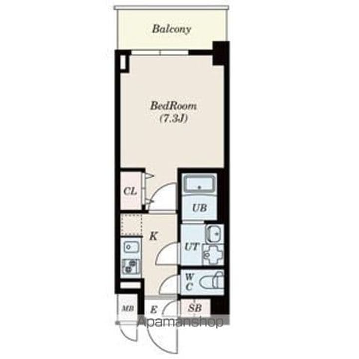 SーRESIDENCE志賀本通NORTHAD2.5ヶ月の間取り