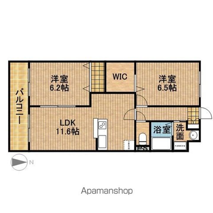 リーフ萩丘の間取り