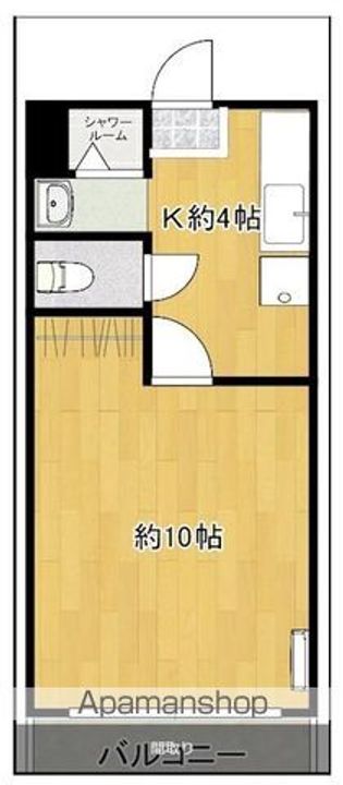 東京都青梅市新町2丁目の賃貸マンションの間取り