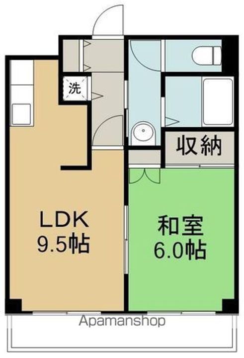 第二斎藤マンションの間取り