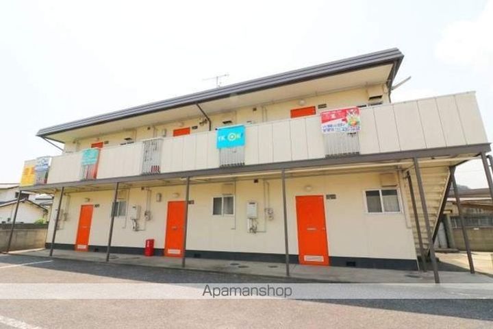 岡山県倉敷市福井の賃貸アパートの外観