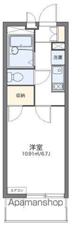 レオパレスブルファーニⅡの間取り
