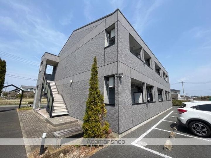 茨城県水戸市柳河町の賃貸アパートの外観