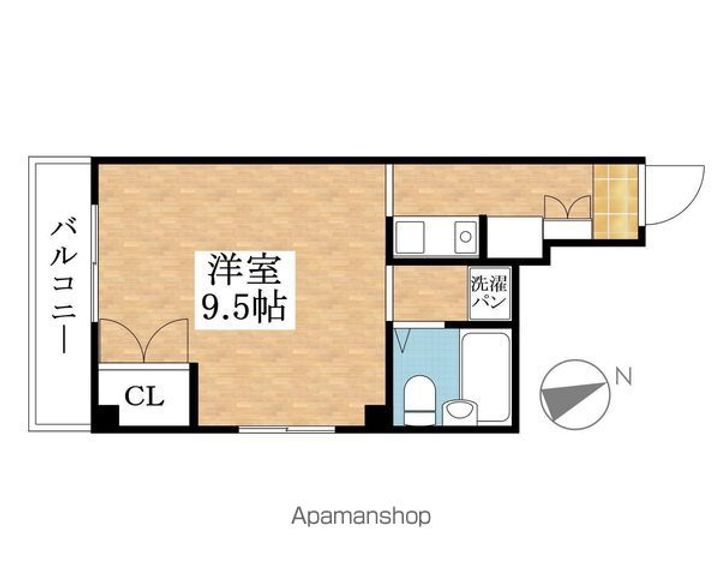 愛知県丹羽郡大口町余野1丁目の賃貸マンションの間取り