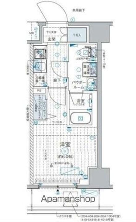 GENOVIA西横浜の間取り